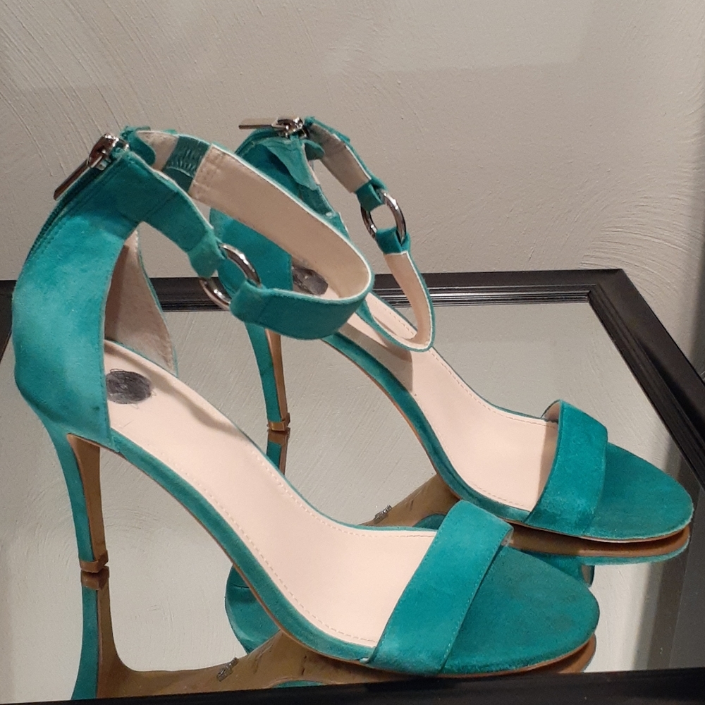Blue heels